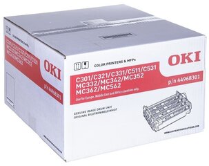 OKI - Bęben CMYK do C301/321/5x1/MC3x2/562 44968301 цена и информация | Картриджи для лазерных принтеров | 220.lv