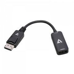 Display Porta uz HDMI Adapteris V7 V7DPHDMIACTV  Melns 4K Ultra HD cena un informācija | Adapteri un USB centrmezgli | 220.lv