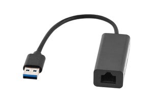 Адаптерная сетевая карта USB 3.0 RJ45 LAN Gigabit 10/100/1000 МБ цена и информация | Адаптеры и USB разветвители | 220.lv