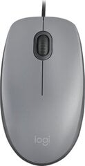 Datorpele Logitech M110 Mid Gray cena un informācija | Peles | 220.lv