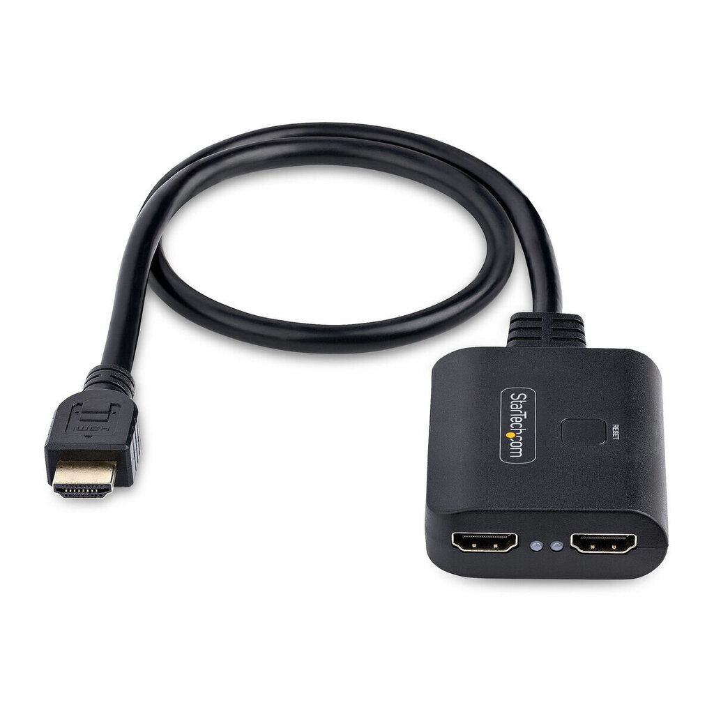 HDMI Kabelis Startech HDMI-SPLITTER-4K60UP Melns cena un informācija | Adapteri un USB centrmezgli | 220.lv