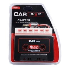 Adapteris auto kasešu magnetolai CAR IC 800, kasete (Car Tape Cassette Adapter mini Jack) cena un informācija | Adapteri un USB centrmezgli | 220.lv