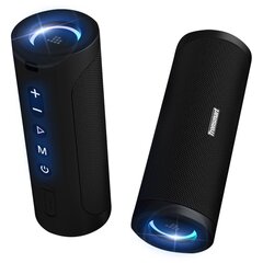 Bezvadu Bluetooth skaļrunis T6 Pro 45W + LED melns 10165531 cena un informācija | Skaļruņi | 220.lv