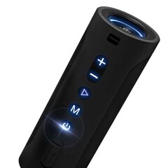 Bezvadu Bluetooth skaļrunis T6 Pro 45W + LED melns 10165531 cena un informācija | Skaļruņi | 220.lv