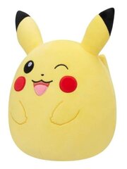 SQUISHMALLOWS POKEMON plīša rotaļlieta Winking Pikachu, 35 cm cena un informācija | Datorspēļu suvenīri | 220.lv