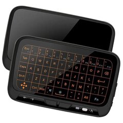 Fusion H18+ bezvadu skārienjutīgā tastatūra datoram | PS4 | Xbox | Smart TV | Android melns cena un informācija | Klaviatūras | 220.lv