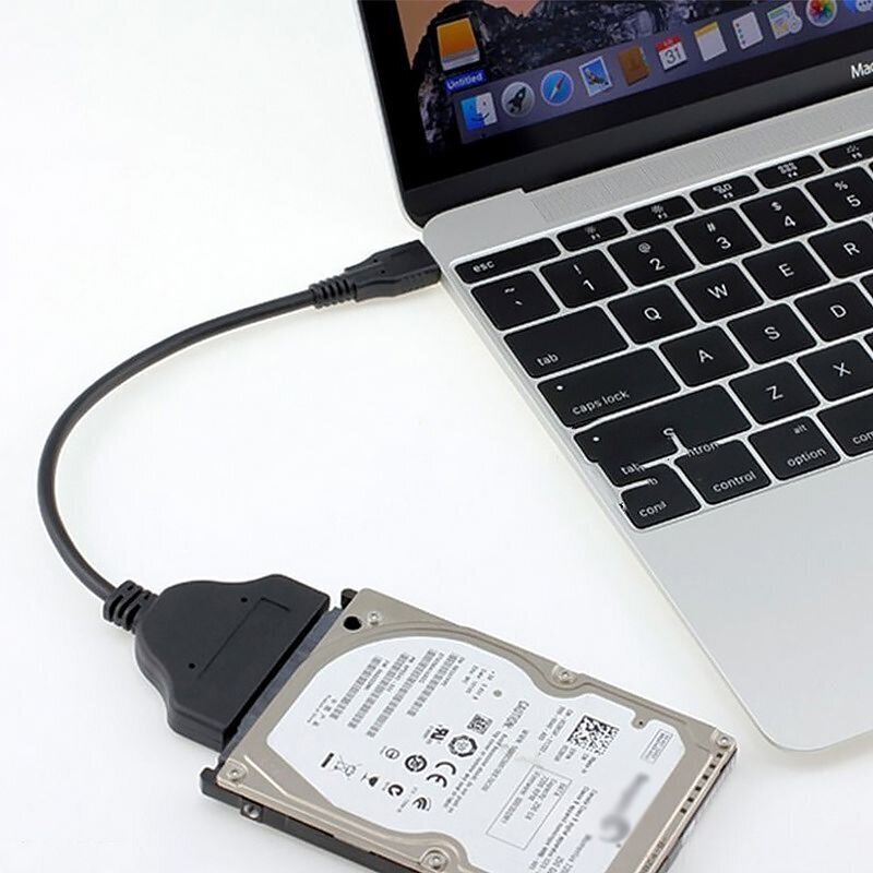 USB-C 3.1 adapteris SATA 22 PIN HDD SSD цена и информация | Adapteri un USB centrmezgli | 220.lv