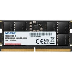 Adata SO-DIMM 8 GB DDR5-5600, RAM cena un informācija | Operatīvā atmiņa (RAM) | 220.lv