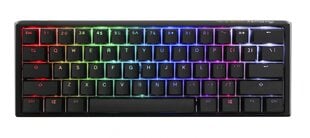 Mehāniskā tastatūra Ducky One 3 Classic Mini 60% Hotswap Cherry MX Black, RGB, PBT Keycaps cena un informācija | Klaviatūras | 220.lv