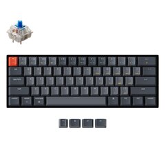 Mehāniskā tastatūra Keychron K12 karsti maināma alumīnija 60% Gateron Blue Switch RGB LED ABS cena un informācija | Klaviatūras | 220.lv