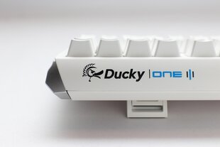 Mehāniskā tastatūra Ducky One 3, tīri balta pilna izmēra Hotswap Cherry MX brūna, RGB, PBT taustiņu vāciņi cena un informācija | Klaviatūras | 220.lv