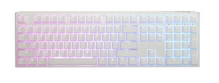 Mehāniskā tastatūra Ducky One 3 tīri balta pilna izmēra Hotswap Cherry MX sudraba, RGB, PBT taustiņu vāciņi cena un informācija | Klaviatūras | 220.lv