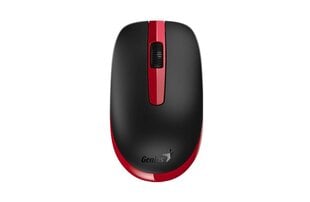 MOUSE Genius, "NX-7007", dators vai NB, bezvadu, 2,4 GHz, optika, 1200 dpi, butoane/scroll 3/1, , rosu, "31030026404" (timbru verde 0,18 lei) цена и информация | Мыши | 220.lv