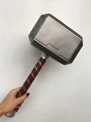 Thor rotaļlietu āmurs 1:1 Mjolnir gumijas āmurs cena un informācija | Datorspēļu suvenīri | 220.lv