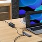 Karšu lasītājs, 6in1, Baseus StarJoy HUB, USB-C 3xUSB HDMI RJ45 PD, pelēks cena un informācija | Adapteri un USB centrmezgli | 220.lv