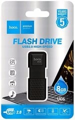 HOCO UD6 USB 2.0 zibatmiņas disks 8 GB cena un informācija | USB Atmiņas kartes | 220.lv