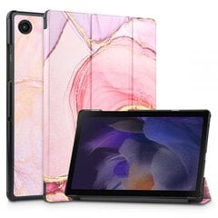 Fusion Marble magnet case grāmatveida maks planšetdatoram Samsung X200 | X205 Galaxy Tab A8 10.5 (2021) rozā cena un informācija | Somas, maciņi | 220.lv