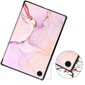 Fusion Marble magnet case grāmatveida maks planšetdatoram Samsung X200 | X205 Galaxy Tab A8 10.5 (2021) rozā цена и информация | Somas, maciņi | 220.lv