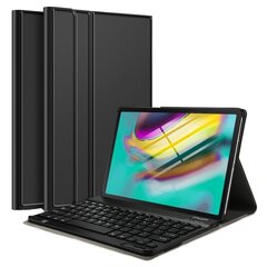 Atvēramais futrālis ar tastatūra melns Galaxy Tab S5e cena un informācija | Somas, maciņi | 220.lv