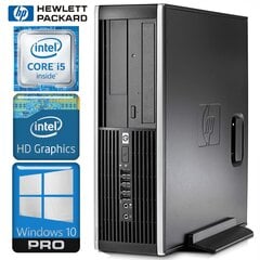 HP 8200 Elite SFF i5-2400 4GB 120SSD+2TB WIN10PRO|W7P [refurbished] cena un informācija | Stacionārie datori | 220.lv