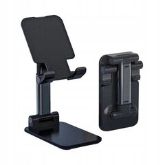 TABLET HOLDER STANDER FOLDABLE 4-13" настольная подставка черный цена и информация | ТВ-тюнеры | 220.lv