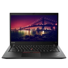 Lenovo ThinkPad T490s 14 Touch 1920x1080 i7-8665U 8GB 512SSD M.2 NVME WIN11Pro RENEW cena un informācija | Portatīvie datori | 220.lv