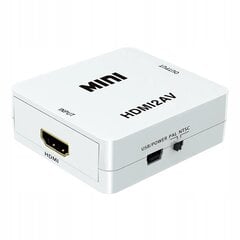 HDMI uz AV Audio RCA signāla pārveidotājs adapteris cena un informācija | Adapteri un USB centrmezgli | 220.lv