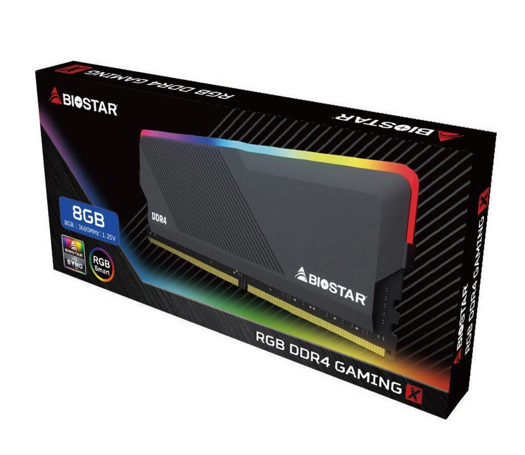 Biostar RGB Gaming X cena un informācija | Operatīvā atmiņa (RAM) | 220.lv