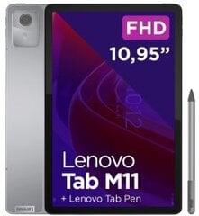 Planšetdators Lenovo Tab M11 4GB 128GB 11" 4G Luna Gray цена и информация | Планшеты | 220.lv