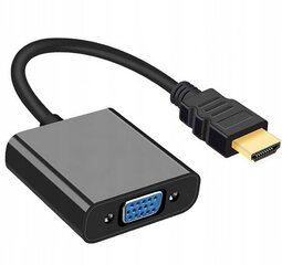 ADAPTERA PĀRVEIDOTĀJS NO HDMI UZ VGA D-SUB cena un informācija | Adapteri un USB centrmezgli | 220.lv