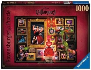 Puzle un domino komplekts Disney Ravensburger 15026 Villainous Collection: The Queen of Hearts 1000 Daudzums cena un informācija | Datorspēles | 220.lv