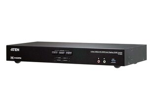 ATEN CS1842 2 portu USB 3.0 4K HDMI divu displeju KVMP slēdzis — KVM/audio/USB slēdzis — 2 pieslēgvietas cena un informācija | Piederumi korpusiem | 220.lv