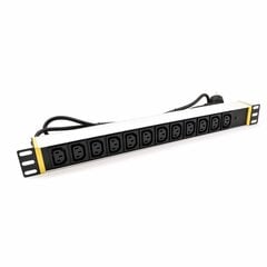 OEM 19" PDU sadales panelis ar 12 portiem (C13), EU spraudnis PDU12C13ASP цена и информация | Корпуса | 220.lv