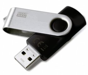 USB atmiņas karte Goodram UTS3 64GB 3.0, Melna cena un informācija | USB Atmiņas kartes | 220.lv