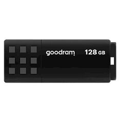 GOODRAM FLASHDRIVE 128GB UME3 USB 3.0, melns cena un informācija | USB Atmiņas kartes | 220.lv