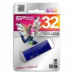 Silicon Power Ultima U05 32GB 2.0, Zila cena un informācija | USB Atmiņas kartes | 220.lv