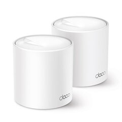 Wireless Router|TP-LINK|Wireless Router|2-pack|2900 Mbps|Mesh|Wi-Fi 6|3x10/100/1000M|Number of antennas 2|DECOX50(2-PACK) цена и информация | Точки беспроводного доступа (Access Point) | 220.lv