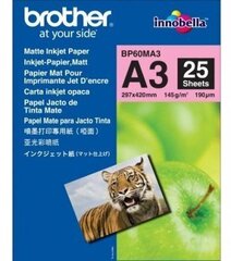 Paper Brother 25 sheets matt A3 cena un informācija | Tintes kārtridži | 220.lv