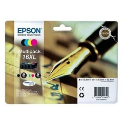 Картридж Epson T16XL, синий, розовый, чёрный, жёлтый цена и информация | Картриджи для струйных принтеров | 220.lv