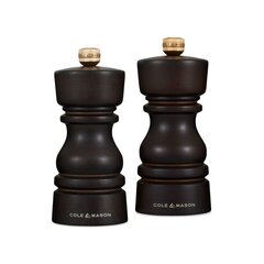 Cole & Mason London piparu/sāls dzirnaviņas kompl.2gab. 13 cm augstums . Dižskabārdis. цена и информация | Емкости для специй, измельчители | 220.lv