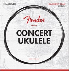 Stīgas koncerta ukulelei Fender California Cost .028-.040 cena un informācija | Mūzikas instrumentu piederumi | 220.lv