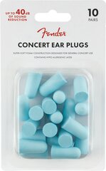 Ausu aizbāžņi Fender Concert Ear Plugs, zili cena un informācija | Mūzikas instrumentu piederumi | 220.lv