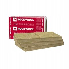 RockWool Super board 100x60x16 cm 14,4m2 fasādes vate cena un informācija | Izolācijas materiāli | 220.lv