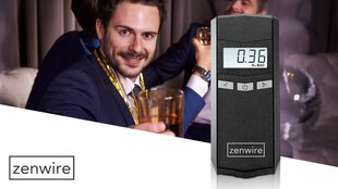 Elektroķīmiskais alkometrs Zenwire F6500 cena un informācija | Alkometri | 220.lv