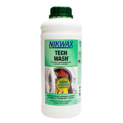 Моющее средство Nikwax TECH WASH, 1000мл цена и информация | Средства для ухода за обувью, одеждой и туристическим инвентарём | 220.lv