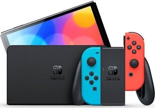 CONSOLE SWITCH OLED BLUE/RED/HEG-S-KABAA(EUR) NINTENDO цена и информация | Игровые приставки | 220.lv