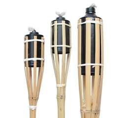 Бамбуковый факел 120 см, 3 шт. цена и информация | Другой туристический инвентарь | 220.lv