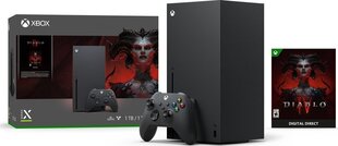 Microsoft Xbox Series X 1 TB + Diablo IV цена и информация | Игровые приставки | 220.lv