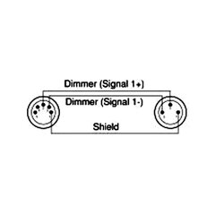 DMX adapteris 5-pin/m - 3-pin/f ADJ AC-DMXT/5M3F cena un informācija | Kabeļi un vadi | 220.lv