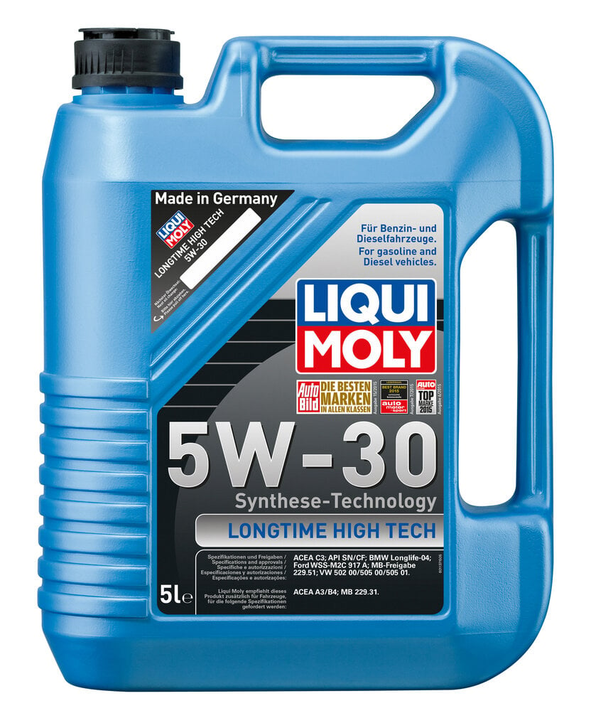 Motoreļļa Liqui-Moly Longtime High Tech 5W-30, 5L цена и информация | Motoreļļas | 220.lv